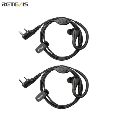 Retevis-EEKHouse2Pin Walperforated Talkie Earhook Écouteurs pour Retevis RB618 H777 RT622 Radio