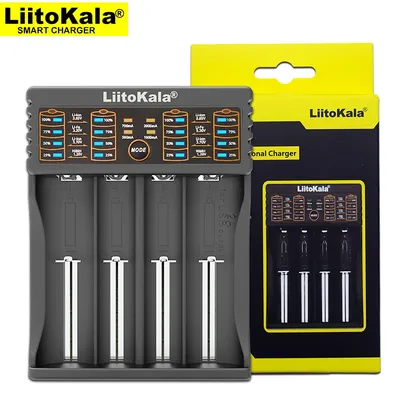 Chargeur de batterie Liitokala Lii-402 18650 chargeur de batterie au Lithium NiMH 18650 1.2V 3.7V