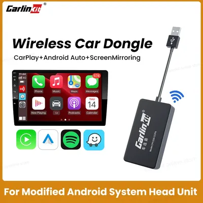 Carlinkit-Wireless CarPlay Wireless Carlinkit Android Auto Dongle Mirror Modify Screen Car