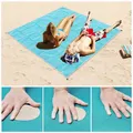 Polymères de plage portables serviettes de plage magiques couverture anti-sable serviette de