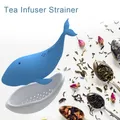 Sac à thé en Silicone en forme de baleine filtre à thé infuseur à thé joli filtre à thé