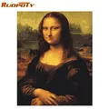 RUOPOTY – cadre de peinture acrylique par numéros Mona Lisa tableau d'art mural moderne peinture