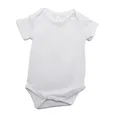 T-shirt blanc à sublimation pour bébé lot de 5 pièces impression par pression à chaud transfert