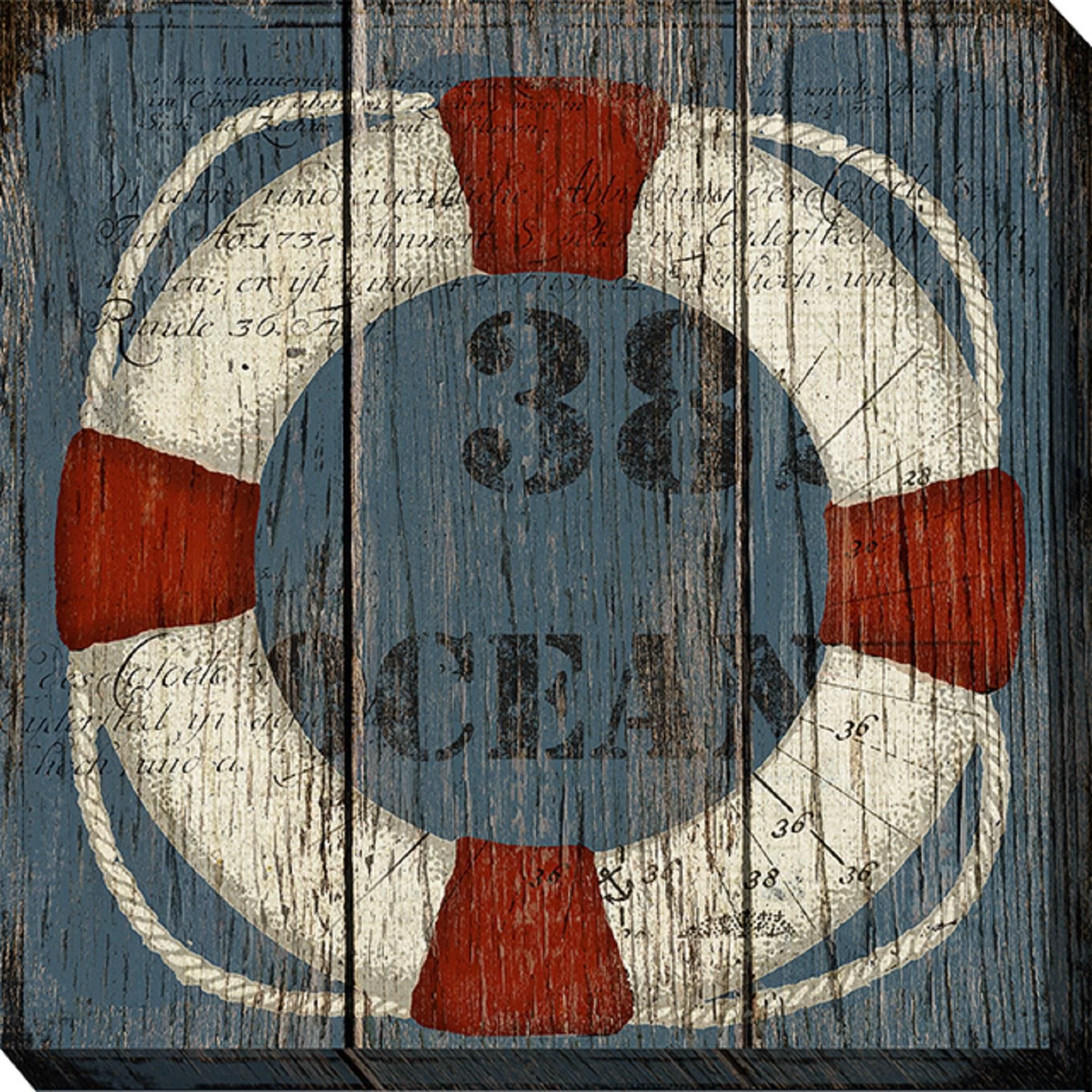 MARITIME PRESERVER OUTDOOR ART 24X24 by West of the Wind in Multi
