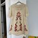 Free People Dresses | Embroidered Free People Dress | Color: White | Size: M
