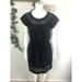 J. Crew Dresses | J. Crew Black Eyelet Short Sleeve Dress Sz 2 | Color: Black | Size: 2