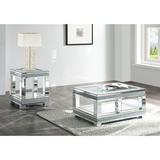 Everly Quinn Choi Coffee Table w/ Storage Wood in Brown/Gray | 18 H x 36 W x 24 D in | Wayfair 6F6E54B4522A4B5D91AE37F7B9ACA0BD