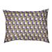 Wrought Studio™ Bonheur Football Luxury Outdoor Dog Pillow Metal in White/Indigo | 6 H x 50 W x 40 D in | Wayfair 69078452B9FD4C58B06000F27CC497BB