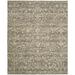 Brown/Gray 117 x 93 x 0.5 in Area Rug - Canora Grey Garnica Floral Taupe/Sand/Black Area Rug Silk/Wool | 117 H x 93 W x 0.5 D in | Wayfair