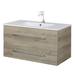 Greyleigh™ Kato 36" Single Bathroom Vanity Set Wood/Plastic in Brown | 19 H x 36 W x 20 D in | Wayfair 50F23D9BEE684E34BCFBF19023A69BDA