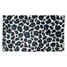 White 36 x 24 x 0.2 in Area Rug - East Urban Home Detroit Animal Print/Black Area Rug Polyester | 36 H x 24 W x 0.2 D in | Wayfair