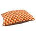 East Urban Home Escala Designer Rectangle Cat Bed Fleece, Polyester in Red/Orange/Pink | 5 H x 29.5 W x 19.5 D in | Wayfair