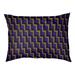 Wrought Studio™ Bonheur Football Luxury Indoor Dog Pillow Polyester in Black/Indigo | 4 H x 28 W x 18 D in | Wayfair