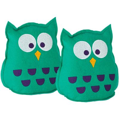 Wenko - Raumentfeuchter Eule 2er Set, Luftentfeuchter, wiederverwendbar, Türkis, Polyester türkis, Image