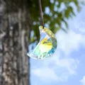 H & D – pendentif attrape-soleil en forme de lune et de cristal couleur arc-en-ciel accessoire de