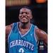 "Larry Johnson Charlotte Hornets Unsigned Close Up Smiling Photograph"