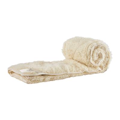 myDual™ Pad 100% Washable and Reversible Wool Mattress Pad by Sleep & Beyond in Natural (Size FULL)