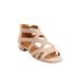 Wide Width Women's The Lana Sandal by Comfortview in New Nude (Size 10 1/2 W)