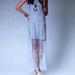 Free People Dresses | Fp Spun Crochet Dress With Cotton Underlay | Color: Silver | Size: M