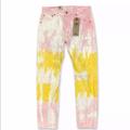 Levi's Jeans | Levi’s 501 ‘93 Straight Tie Dye Jeans W31 L30 | Color: Pink/Yellow | Size: 31