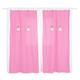 Nursery Curtains Magic Fairy in Pink, Approx. 140 x 230 cm