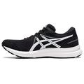 ASICS Men's Gel-Contend 7 (4E) Running Shoes, 8.5XW, Black/White