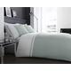 Jansons Direct Linens 200 Thread Count Cotton Rich Sorrento Design Duvet Cover Set in Duck Egg King Bed Size