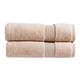 Christy Living Carnival Bath Sheets | Set of 2 | Soft Plush Cotton Bathroom Towels | Absorbent Shower Towels | Quick Dry | 650GSM | Machine Washable | Blush Pink