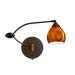 Latitude Run® Seguis Swing Arm Lamp Glass in Brown | 8 H x 5 W x 18.5 D in | Wayfair 3A2F7D8242004F43B431C3598AD89426