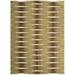 Brown 42 x 0.5 in Area Rug - Everly Quinn Ahleeyah Geometric Handmade Tufted Khaki Area Rug Microfiber/Wool | 42 W x 0.5 D in | Wayfair