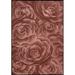 Pink 66 x 0.5 in Area Rug - Rosdorf Park Loudoun Floral Handmade Tufted Blush Area Rug Microfiber/Wool | 66 W x 0.5 D in | Wayfair