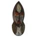 Bungalow Rose Thankful Face & African Wood Mask Wall Décor in Brown | 13 H x 4.7 W x 2 D in | Wayfair 70D3C2D9FF5A475FA7D710953F3F196D