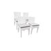 Red Barrel Studio® Aadriti Patio Dining Side Chair Wicker/Rattan in White | 35 H x 20 W x 18 D in | Wayfair 092173EA5C764170B52A4EE0CCC99B7B