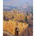 Bloomsbury Market Zion Gate in Jerusalem - Painting Print on Canvas in Green/Yellow | 63 H x 43 W x 2 D in | Wayfair