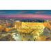 Bloomsbury Market Kotel at Night - Painting Print on Canvas in Green | 33 H x 43 W x 2 D in | Wayfair BAE5414059E947E498A5C0663AC69A50