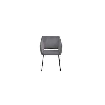 SIT Möbel Tom Tailor Armlehnstuhl 2er-Set | gepolstert, basalt |schwarz | B 56 x T 61 x H 82 cm | 02439-04 | Serie SIT&C