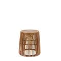 SIT Möbel Beistelltisch Tom Tailor | mit Teakholz Platte | rattan | B 50 x T 50 x H 53 cm | 05344-01 | Serie RATTAN