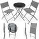 Tectake - Ensemble table et chaises de jardin dusseldorf - mobilier de jardin, meuble de jardin,