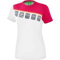 ERIMA Fußball - Teamsport Textil - T-Shirts 5-C T-Shirt Kids, Größe 152 in Weiß