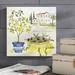 August Grove® Citron IV by Anne Tavoletti - Unframed Graphic Art Print on Canvas in Green/Yellow | 12 H x 12 W x 1.25 D in | Wayfair