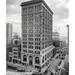 Ebern Designs Continental Building, Historic Baltimore - Wrapped Canvas Photograph Print Metal in Black/White | 40 H x 30 W x 1.5 D in | Wayfair