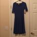 Lularoe Dresses | Lularoe Nicole Dress Brand New With Tags | Color: Blue | Size: Xs