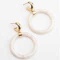 Kate Spade Jewelry | Kate Spade Botanical Garden Huggie Hoop Earrings | Color: Gold/Pink | Size: Os