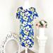 J. Crew Dresses | J. Crew Floral Summer Shift Midi Dress | Color: Blue/Pink | Size: 4