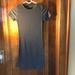 Brandy Melville Dresses | Gray Ribbed T-Shirt Dress - Brandy Melville | Color: Gray | Size: One Size