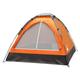 Wakeman Unisex-Erwachsene (Orange) Kuppelzelt für 2 Personen – Regenfliege & Tragetasche – einfach aufzubauen – ideal für Camping, Rucksackreisen, Wandern & Outdoor-Musikfestivals