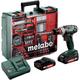 Akku-Bohrschrauber bs 18 Quick Set mit 2x 2,0 Ah Akkus + Lader im Koffer - Metabo