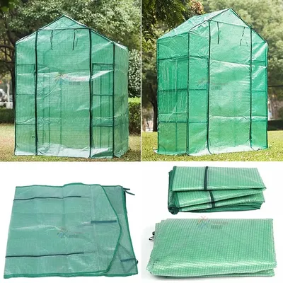 Couverture d'isolation de serre verte en PE pour plantes et fleurs anti-gel imperméable à la