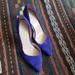 J. Crew Shoes | J.Crew Suede Leather Heels | Color: Blue/Purple | Size: 7