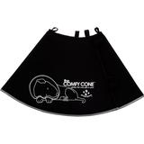 Comfy Cone Black Soft e-Collar with Removable Stays for Dogs, X-Large